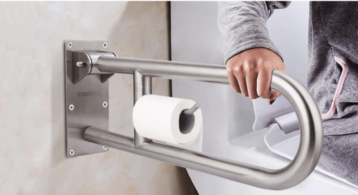 Grab Bar near by Toilet