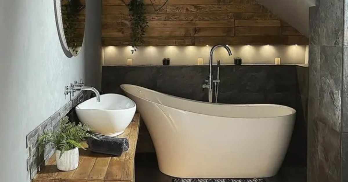 Rustic Industrial Bathroom Ideas